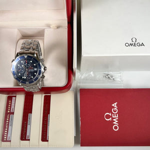 Omega Seamaster Chronograph 22258000 (2008) - Swiss Watch Trader