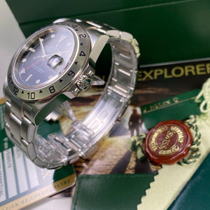 Rolex Explorer II 16570 •3186 MOVEMENT• (2013 - V Serial) - Swiss Watch Trader 