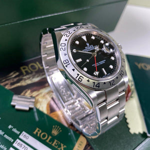 Rolex Explorer II 16570 •3186 MOVEMENT• (2013 - V Serial) - Swiss Watch Trader 