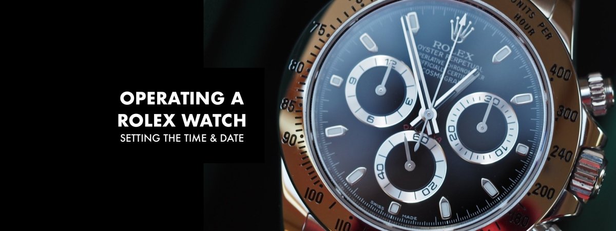 HOW TO SET THE TIME ON A ROLEX: Winding a Rolex Watch - Swiss Watch Trader
