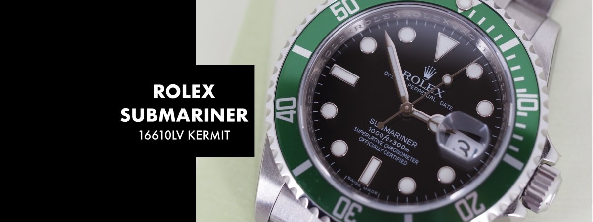 ROLEX SUBMARINER 16610LV KERMIT: Our 5 Minute Review - Swiss Watch Trader