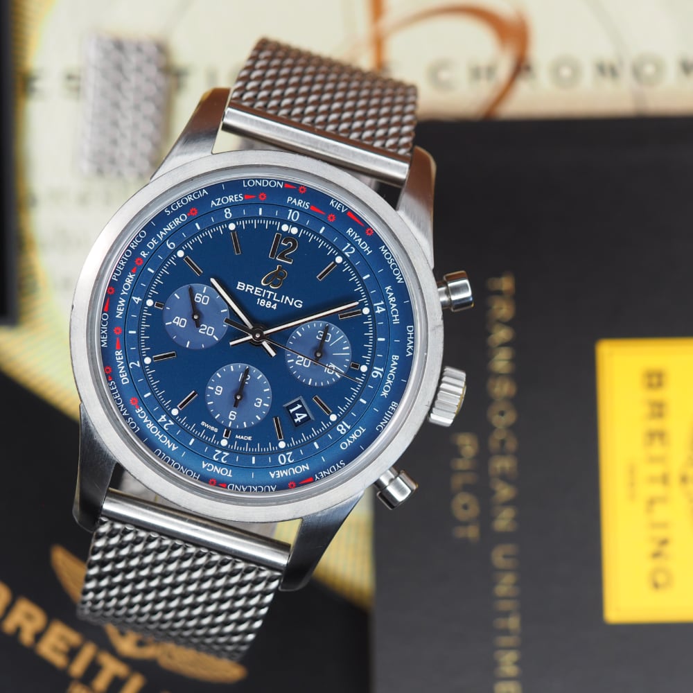 Breitling Transocean Unitime AB0510 (2015) - Swiss Watch Trader