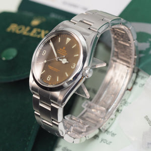 Rolex Explorer 1016 "Tropical Dial" (1965) - Swiss Watch Trader