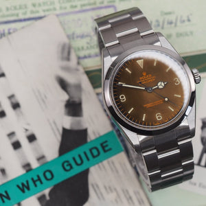 Rolex Explorer 1016 "Tropical Dial" (1965) - Swiss Watch Trader