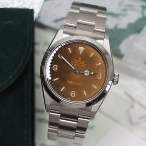 Rolex Explorer 1016 "Tropical Dial" (1965) - Swiss Watch Trader