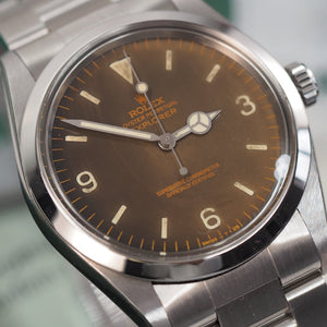 Rolex Explorer 1016 "Tropical Dial" (1965) - Swiss Watch Trader