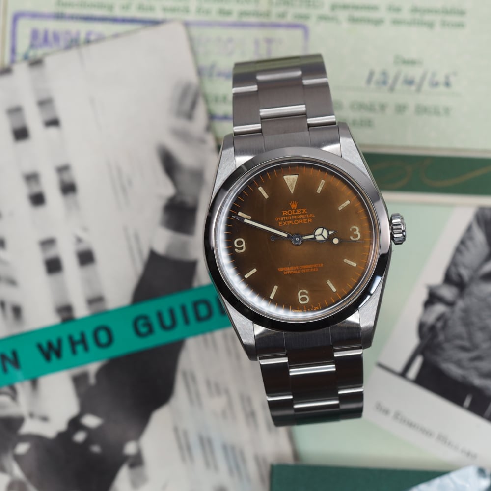 Rolex Explorer 1016 "Tropical Dial" (1965) - Swiss Watch Trader