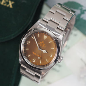 Rolex Explorer 1016 "Tropical Dial" (1965) - Swiss Watch Trader