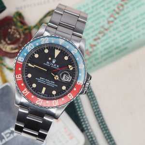 Rolex GMT Master 1675 Pepsi (1977) - Swiss Watch Trader