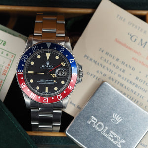Rolex GMT Master 1675 Pepsi (1977) - Swiss Watch Trader