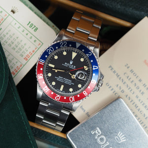Rolex GMT Master 1675 Pepsi (1977) - Swiss Watch Trader
