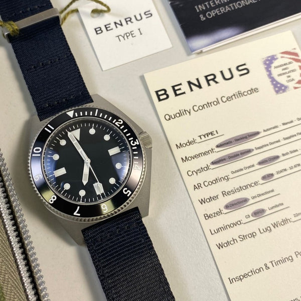 Benrus military hotsell watches for sale