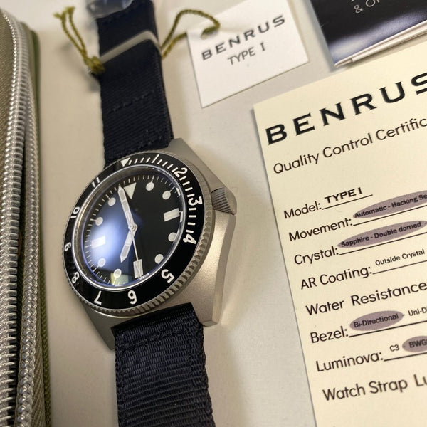Benrus Type 1 Limited Edition Hodinkee Re Issue For Sale