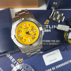 Breitling avenger discount seawolf cobra yellow