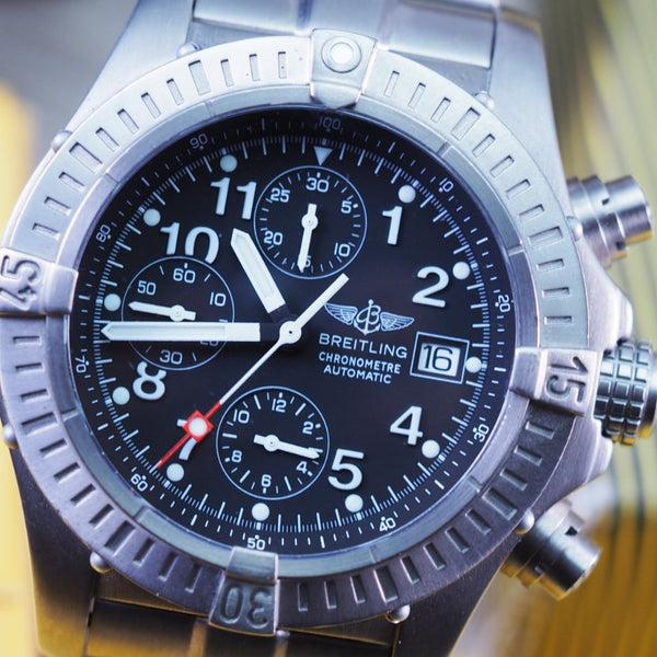 Breitling super hot sale avenger titanium