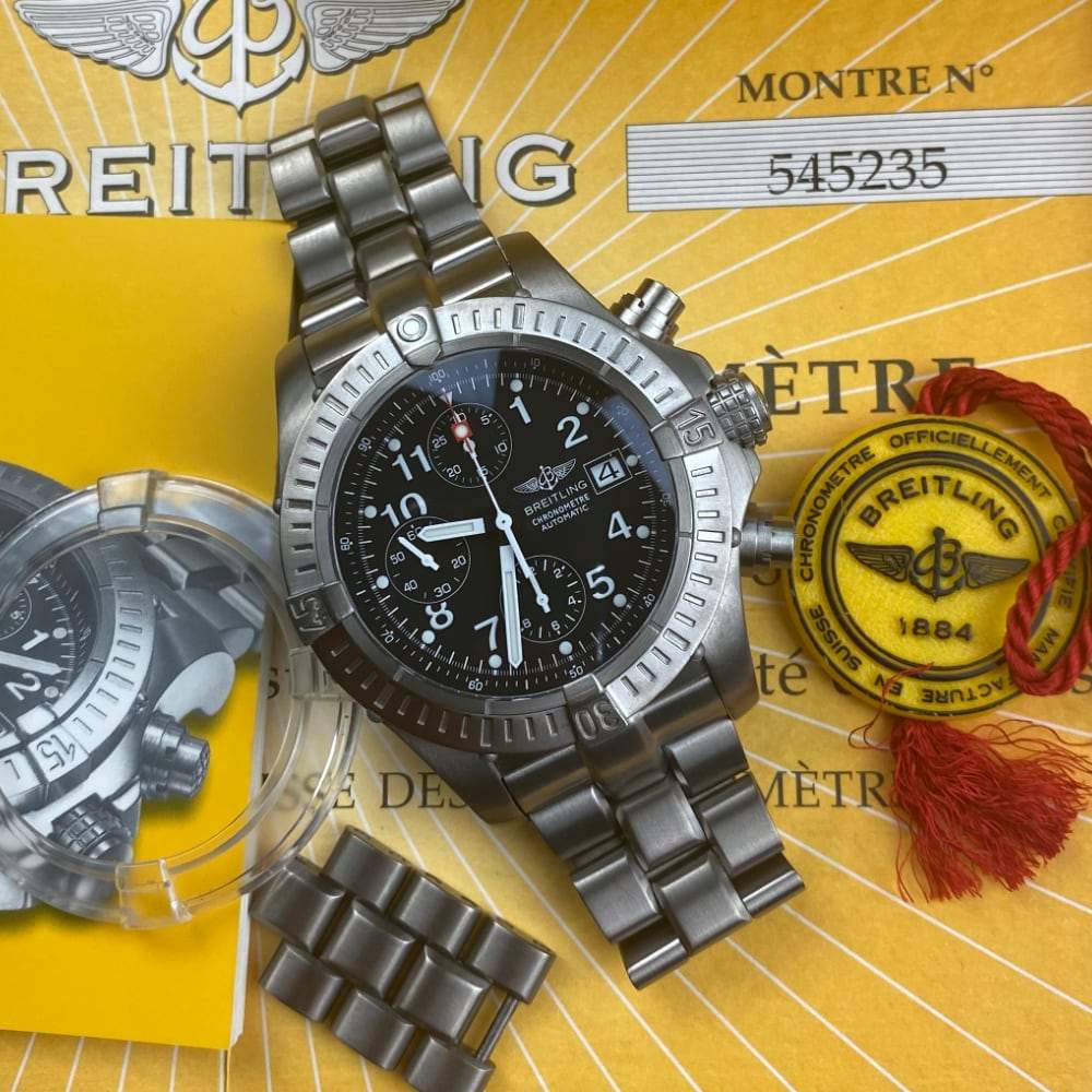 Breitling Chrono Avenger E13360 Black Dial for Sale