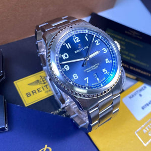 Breitling Navitimer 8 Automatic 41 A17314 Blue Dial - Swiss Watch Trader