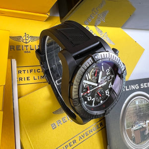 Breitling Super Avenger Blacksteel M13370 - Swiss Watch Trader
