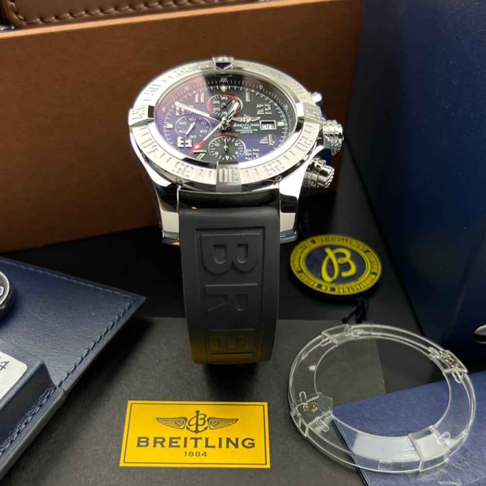 Breitling super discount avenger rubber strap