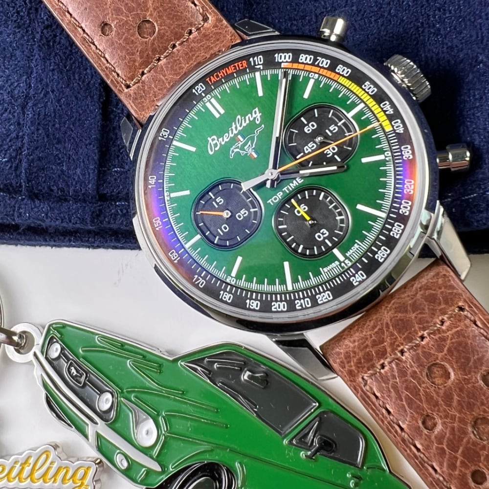 REC P-51 Mustang Watch With Dials Made Of Vintage Ford Mustang Parts Review  | aBlogtoWatch