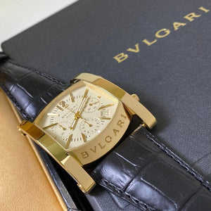 Bvlgari Assioma Chronograph AA48GCH (18k Gold) - Swiss Watch Trader 