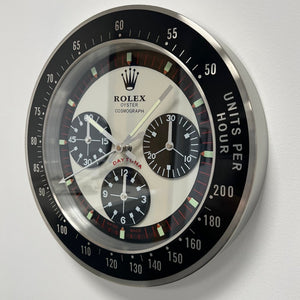 Daytona "Newman" Wall Clock - Swiss Watch Trader