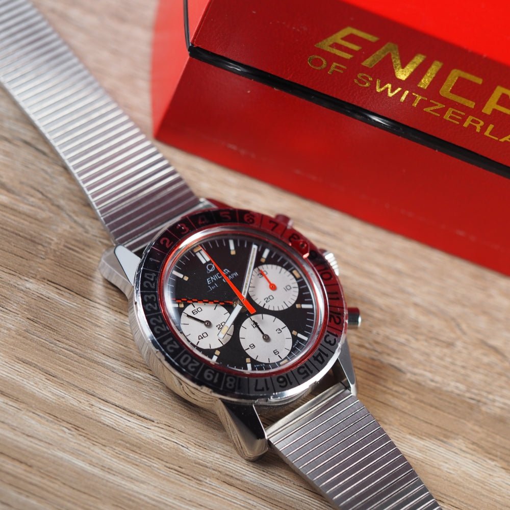 Enicar chronograph clearance