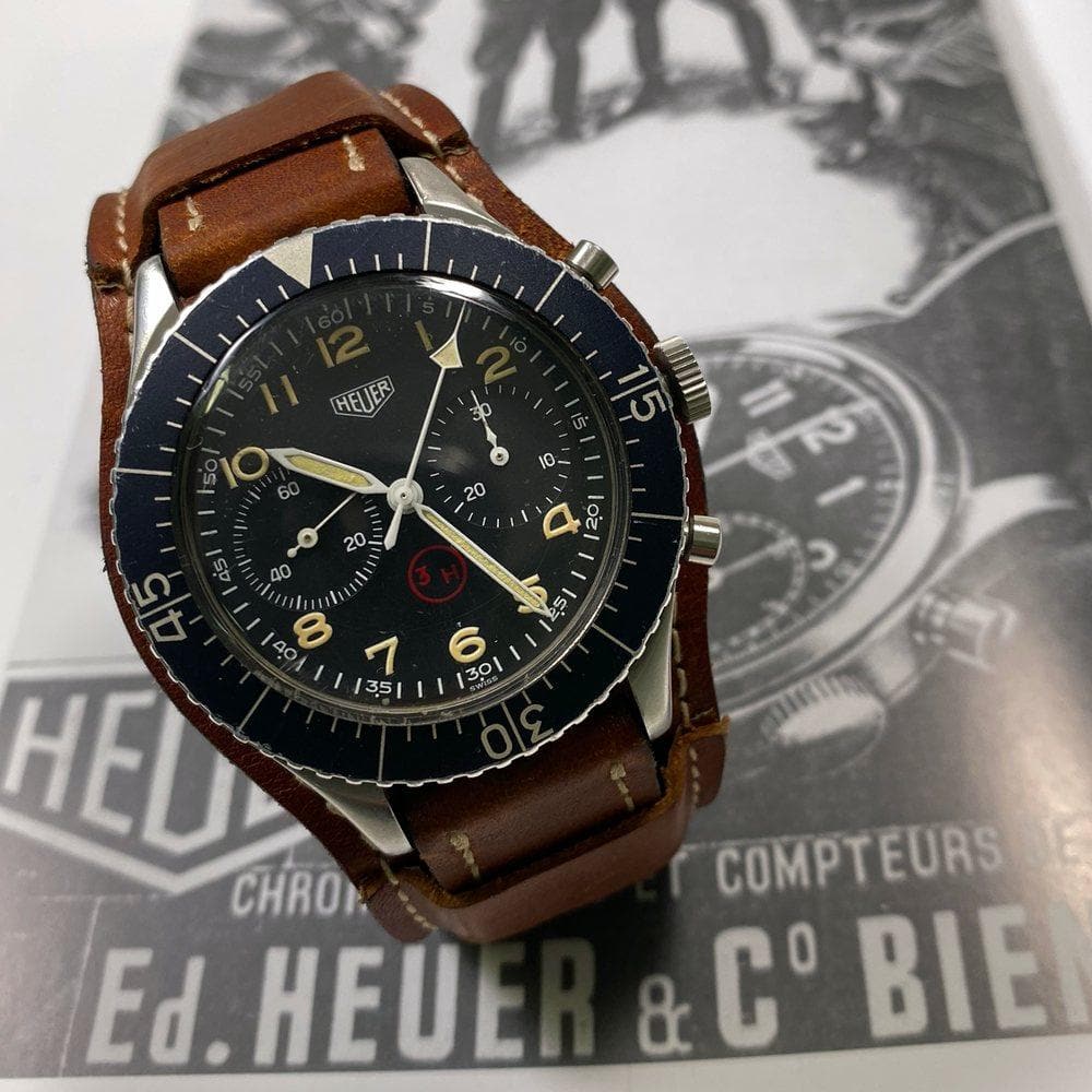 Heuer Bundeswehr Bund 3H 1550 SG - Swiss Watch Trader 