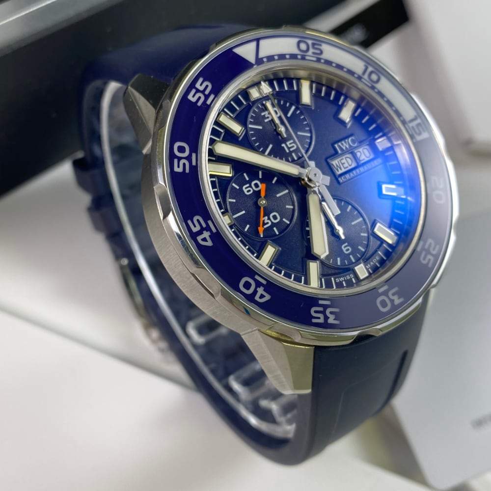 IWC Aquatimer Chronograph IW376711 Blue Dial Free UK Delivery