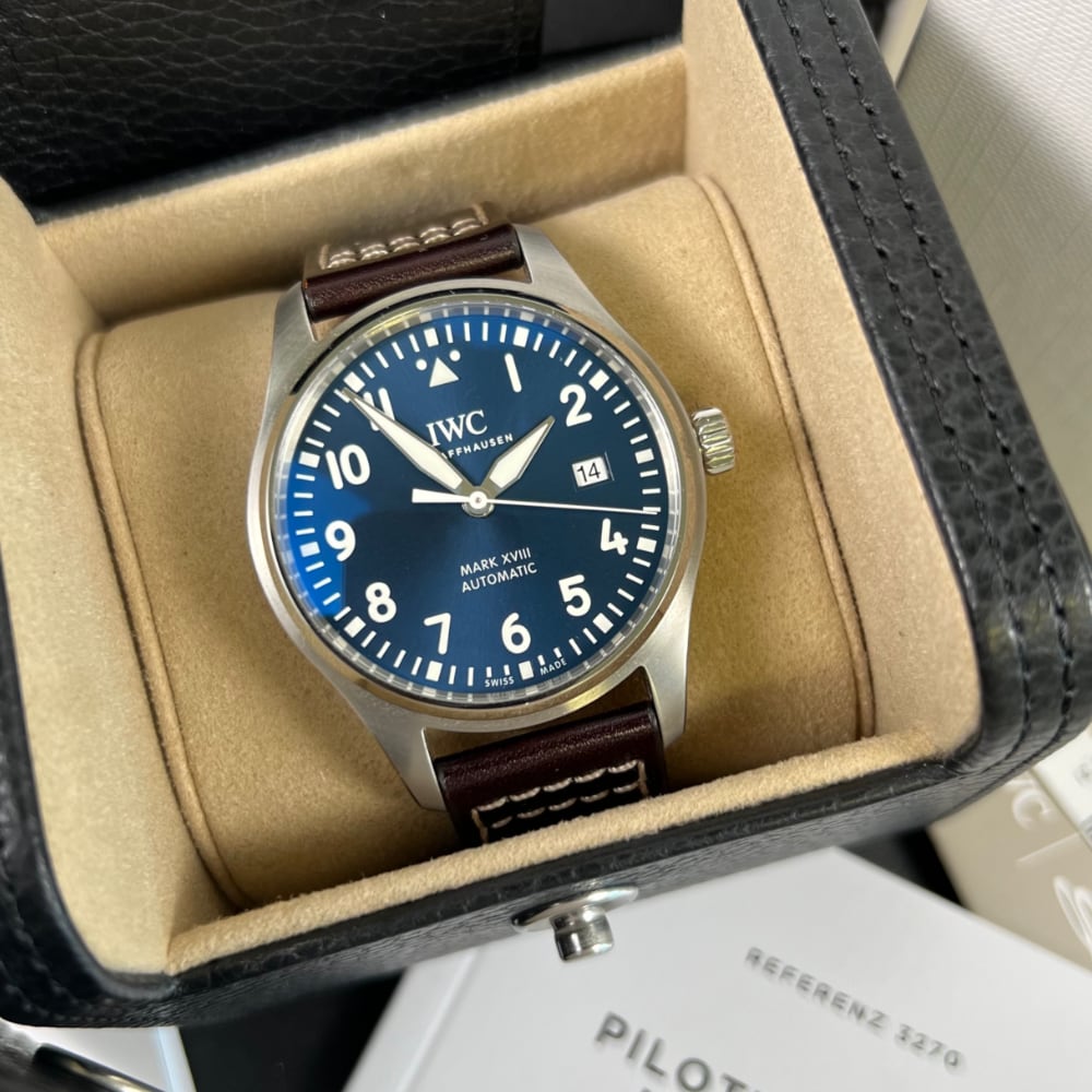 Iwc mark best sale xviii blue