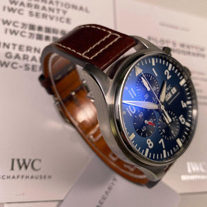 IWC Pilot Chronograph Petit Prince IW377714 - Swiss Watch Trader 