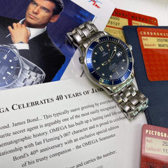 Omega seamaster 007 40 years of james bond series limited edition hotsell