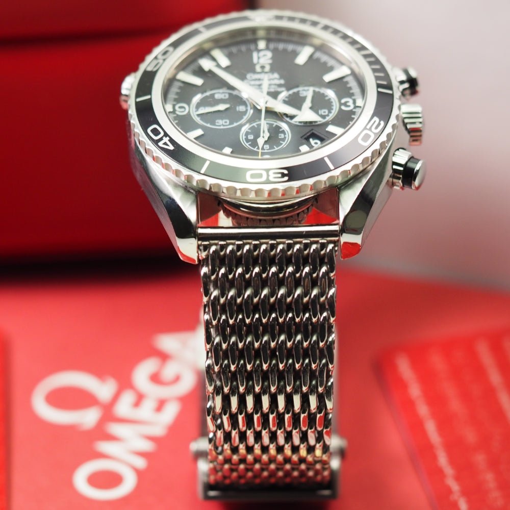 Omega seamaster discount shark mesh bracelet