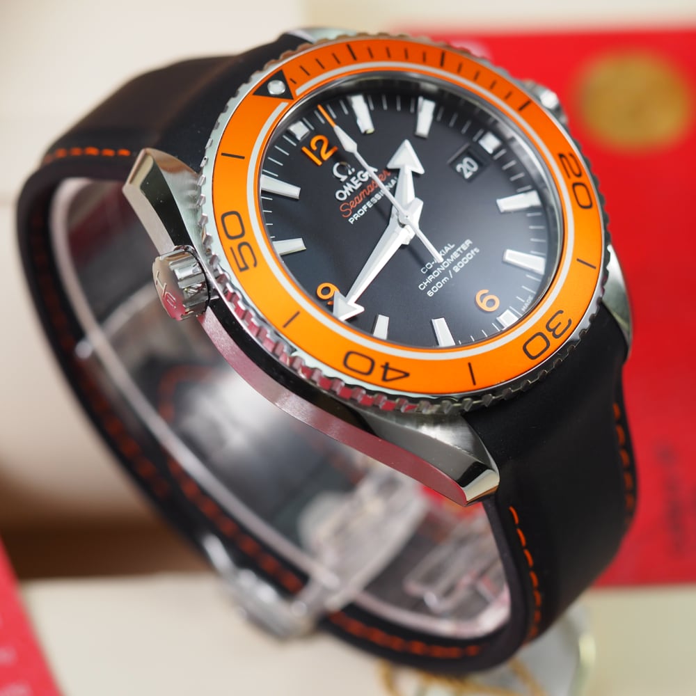 Omega planet ocean black clearance and orange