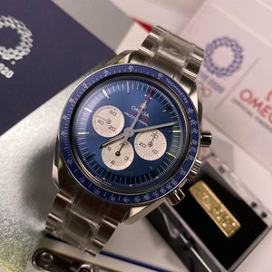 Omega Speedmaster Tokyo Olympic Games 2020 Blue 522.30.42.30.03.001 - Swiss Watch Trader 