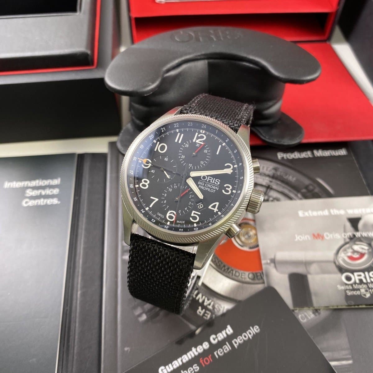 Oris Big Crown Pilot Chronograph GMT 01 677 7699 4164 07 5 22 15FC