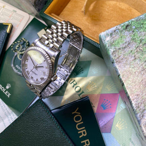 Rolex Datejust 36 16220 •UNWORN - “NOS”• (2005 - F Serial) - Swiss Watch Trader 