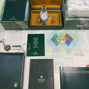 Rolex Datejust 36 16220 •UNWORN - “NOS”• (2005 - F Serial) - Swiss Watch Trader 