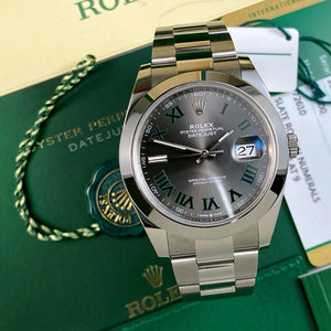 Rolex Datejust 41 126300 Wimbledon - Swiss Watch Trader 