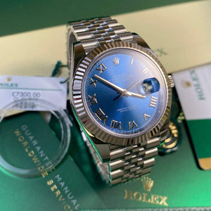 Rolex Datejust 41 - 126334 - Blue Dial (2019) - Swiss Watch Trader 