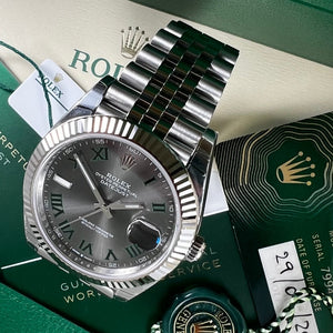 Rolex Datejust 41 126334 Wimbledon Dial (2021) - Swiss Watch Trader