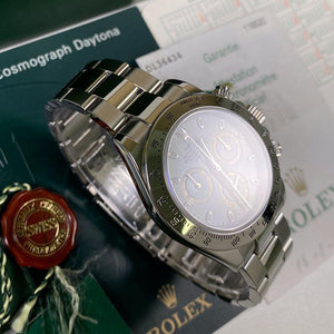 Rolex Daytona 116520 •WHITE DIAL• (2005 - D Serial) - Swiss Watch Trader 