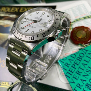 Rolex Explorer II 16570 (1999-A) - Swiss Watch Trader 