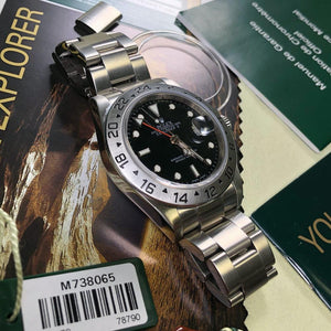 Rolex Explorer II 16570 •3186 MOVEMENT• (2008 - M Serial) - Swiss Watch Trader 
