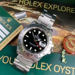 Rolex Explorer II 16570 •3186 MOVEMENT• (2010 - V Serial) - Swiss Watch Trader 