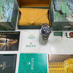 Rolex Explorer II 16570 •Tritium Dial• (1998 - U Serial) - Swiss Watch Trader 