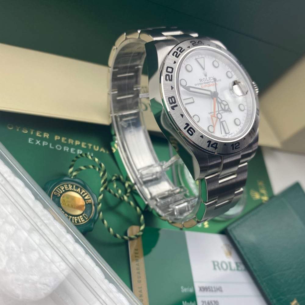 Rolex explorer 2 on sale bianco