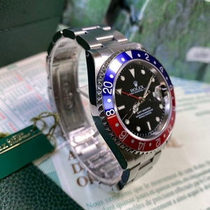 Rolex GMT Master 16700 •PEPSI BEZEL• (1999 - A Serial) - Swiss Watch Trader 