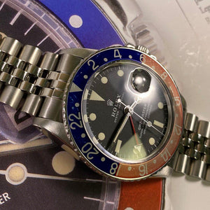 Rolex GMT Master 1675 Jubilee - MK2 Dial (1972) - Swiss Watch Trader 