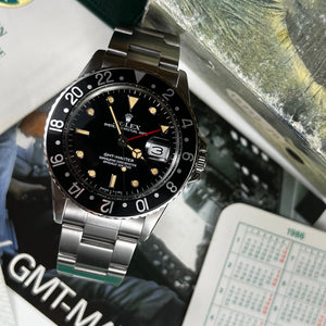 Rolex GMT Master 16750 Black (1986) - Swiss Watch Trader